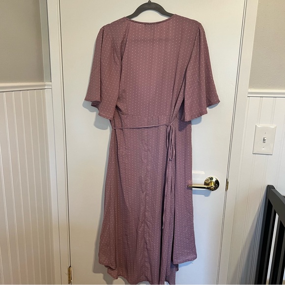 Lulu’s Polka Dot Wrap Dress - L - Picture 2 of 6